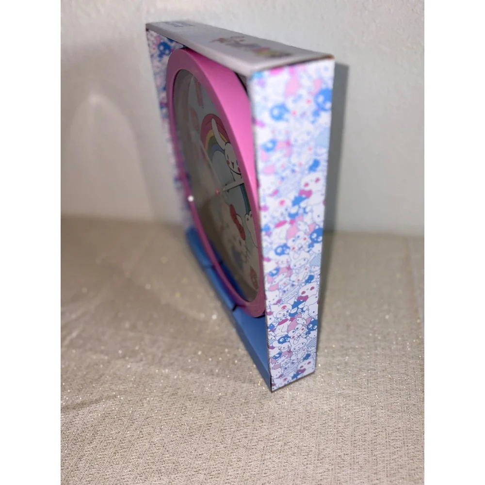 Sanrio‎ Hello Kitty Cinnamoroll Wall Clock Pink Blue New Rainbow HKF3064 10in
